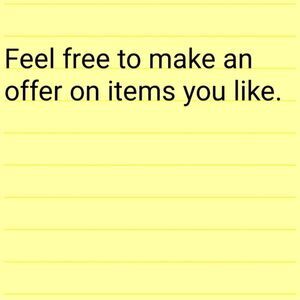 FEEL free to make offers. BEST Deals on BUNDLES
